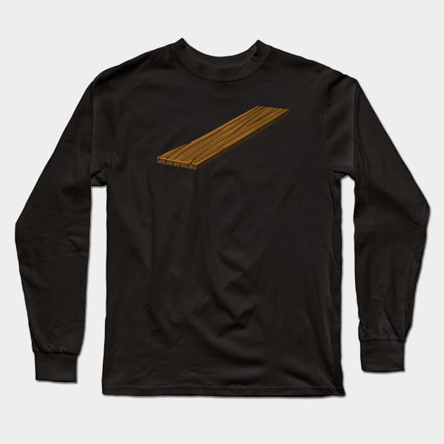 Wood Plank Long Sleeve T-Shirt by whatwemade